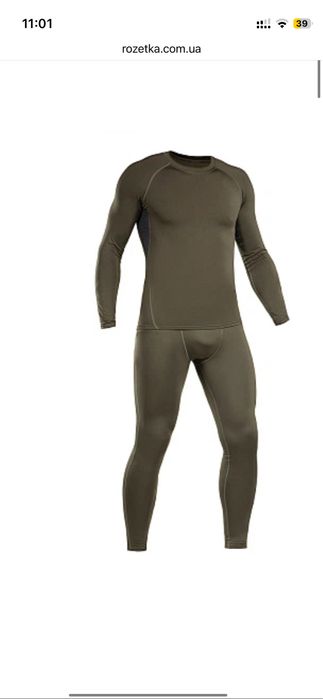 Чоловіча термобілизна Camotec LVL1 CoolPass SJ (олива)