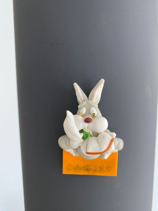 Magnes na lodówkę zając królik wielkanoc