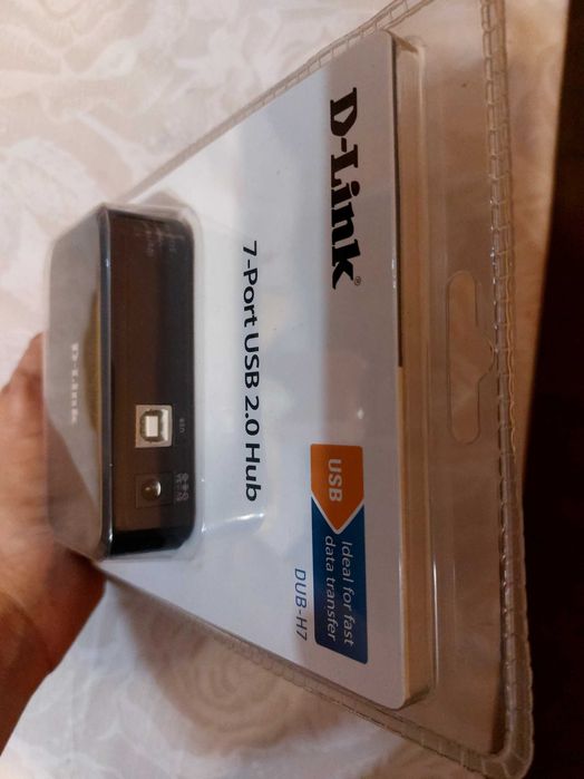 USB-хаб D-Link Hi-Speed 2.0 DUB-H7/B