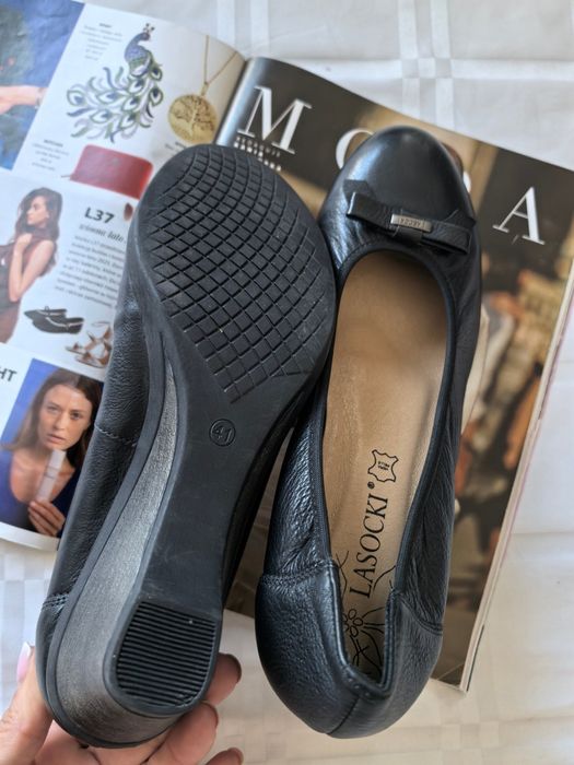 Baleriny Damskie Skórzane Lasocki r. 41