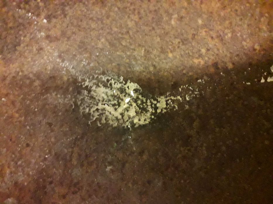 Stary niemiecki hełm.