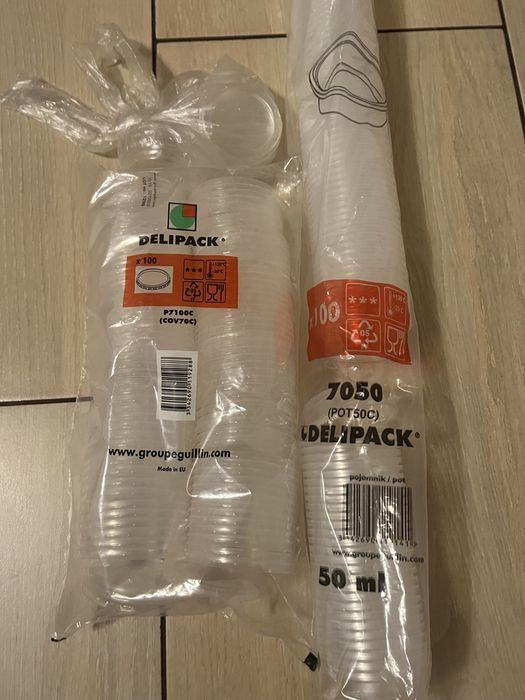 Opakowania + nakretka 50 ml 100 sztuk