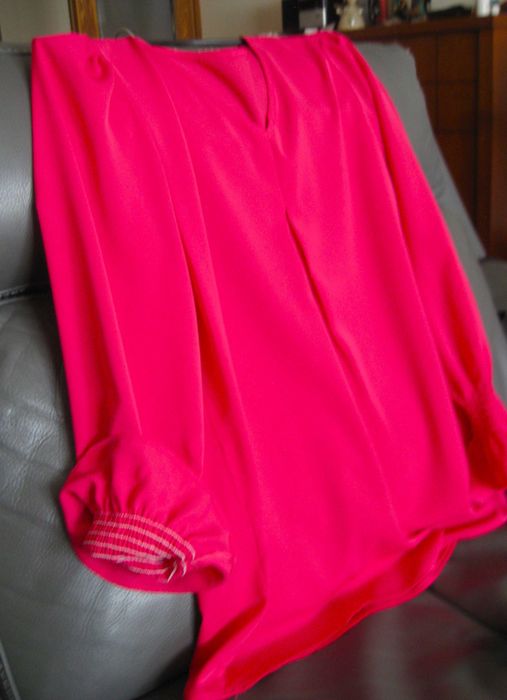 Blusa de Manga Comprida Rosa XL