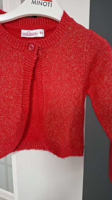 Bolerko dziewczęce czerwone