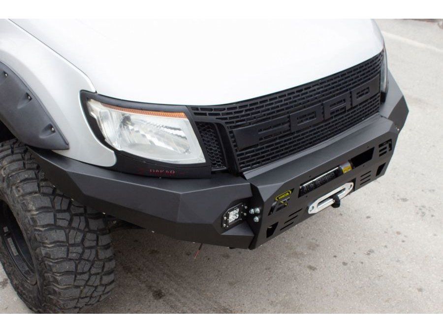 Ford Ranger 2011-2022 рр. Передній бампер з захистом картера Dakar (2011-2015)