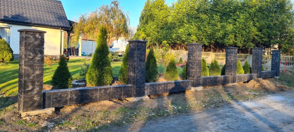 Ala Klinkier, Imitacja Klinkieru,  ogrodzenie,  ogrodzenia