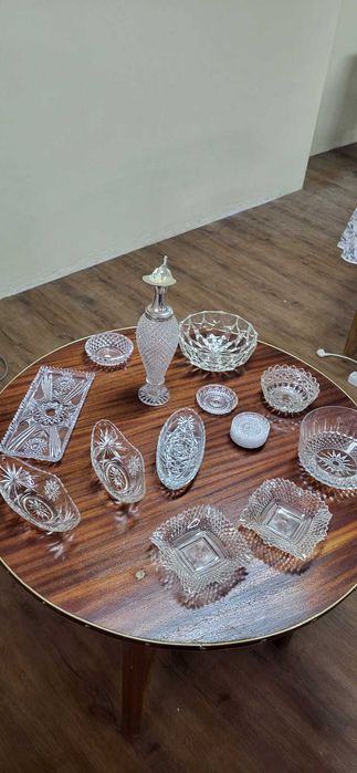 Lote de Peças em Cristal