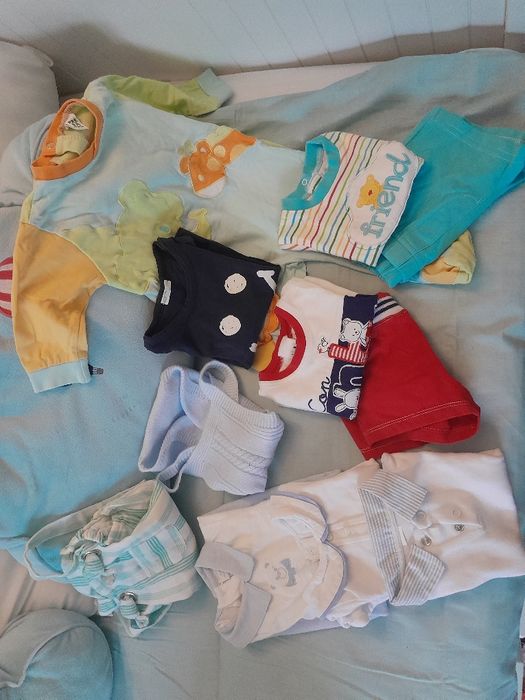 Roupinhas Bebé Recém-Nascido Menino (0-3meses) -lote 5