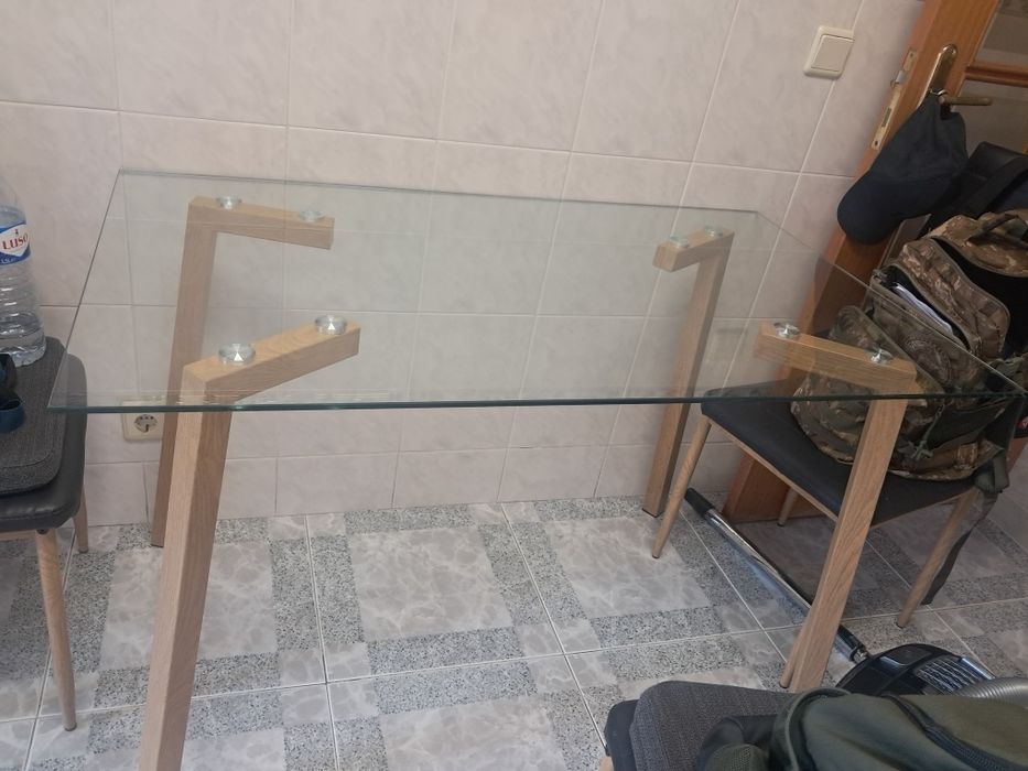 Mesa cozinha vidro