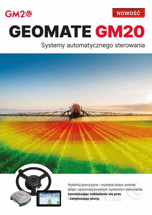 Nawigacja rolnicza GEOMATE GM20 RTK 2,5cm ISOBUS NOWY MODEL