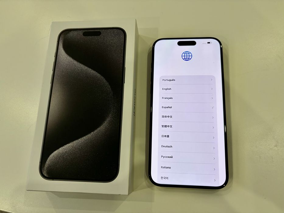 iPhone 15 Pro Max 256GB Tinânio Preto