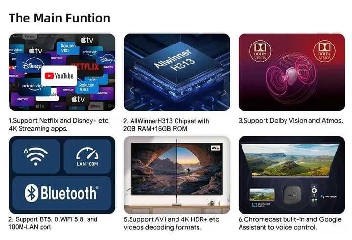 Android tv box Mortal T1 2/16 voice