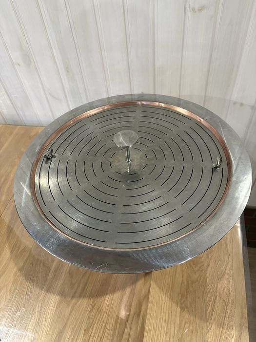 Мідний дистилятор 75 л з джин-кошиком.