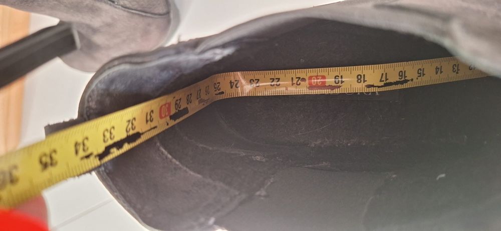 Botki skórzane Badura 38 na slupku