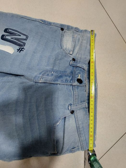 Spodnie jeans elastyczne 146 152 miękkie Benetton