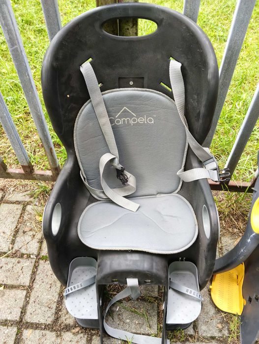 Foteliki rowerowe na tył i przód roweru 3 szt