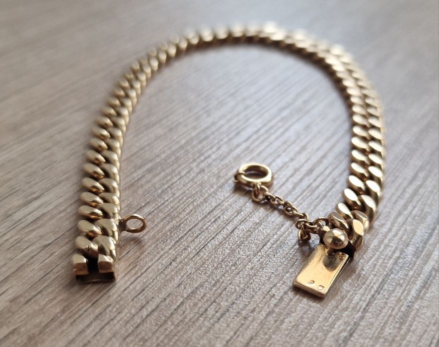 Pulseira em Ouro Malha Barbela 19.2k