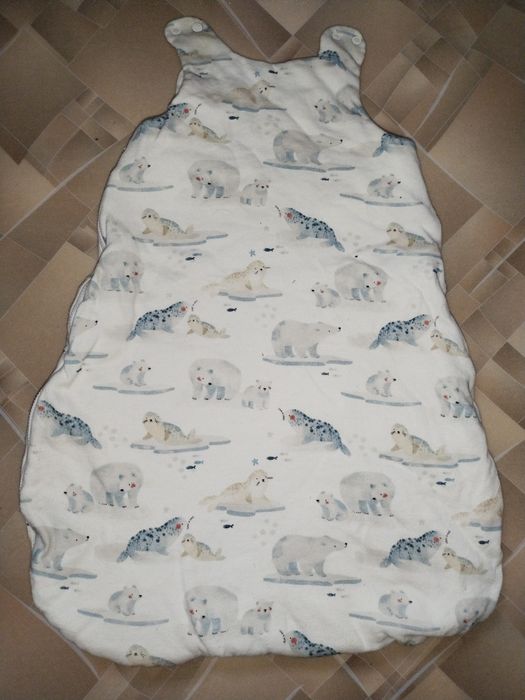 Детский теплый спальный мешок