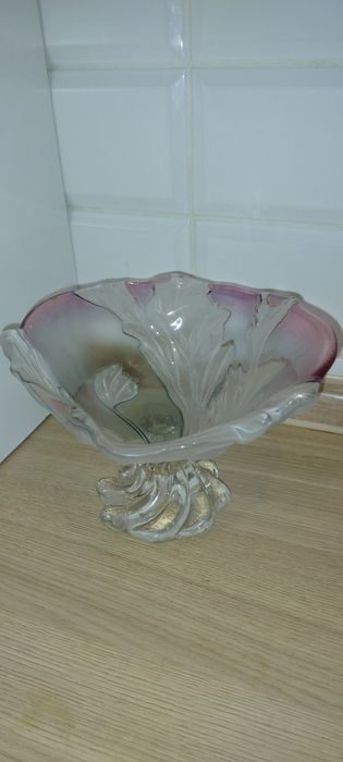 Patera Walther Glas na nóżce,Vintage