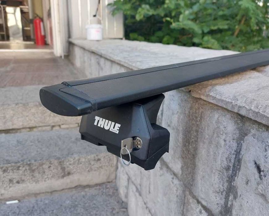 Багажник Thule Швеция поперечины упоры крепежи на крышу любого авто БУ киты палки перекладины ригеля стальные алюминиевые каплевидные Wingbar Evo