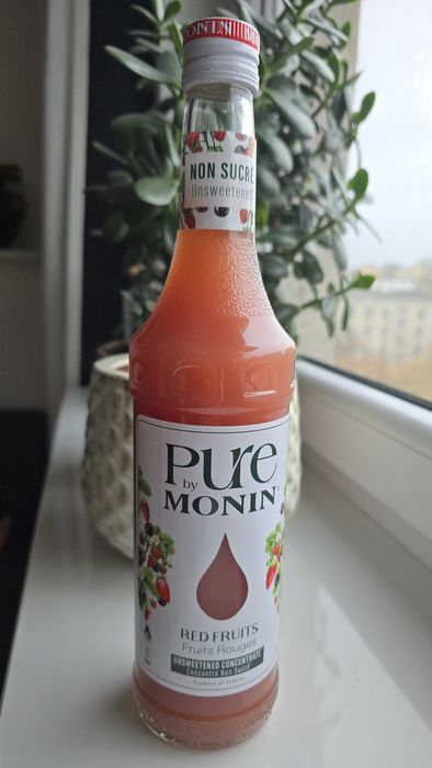 Pure Monin Red Fruits syrop owocowy bez dodatku cukru, bez kalorii