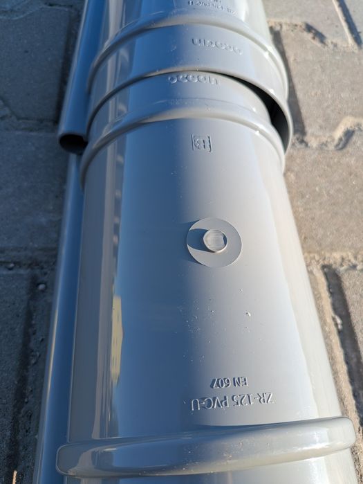 Sprzedam rynny 125mm PVC nowe ! Szare