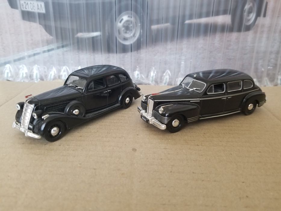 Машинки ЗИС, ГАЗ, Москвич, НАМИ автолегенды СССР 1:43