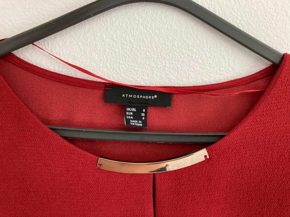 Blusa vermelha formal