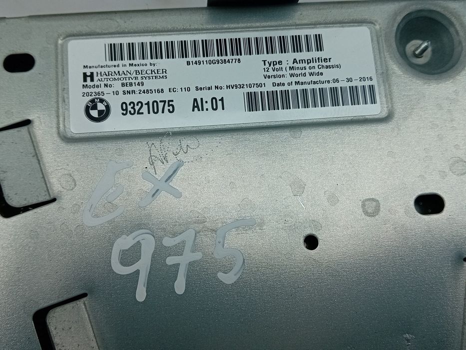 Rádio / auto-rádio BMW X5 (F15, F85)