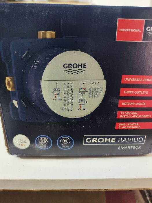 Grohe Rapido SmartBox Encastrável universal, 1/2″
