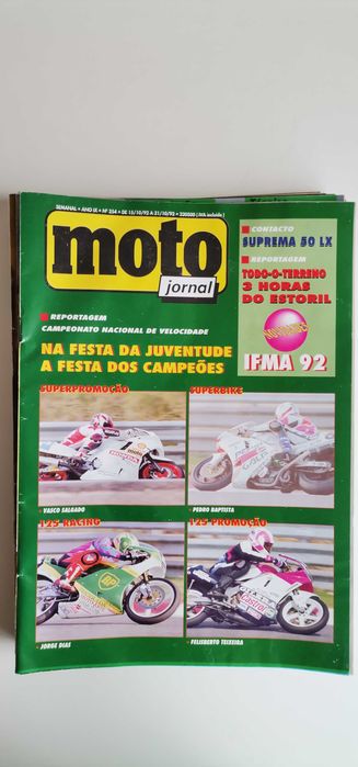 Revistas Moto Jornal (antigas 80/90)