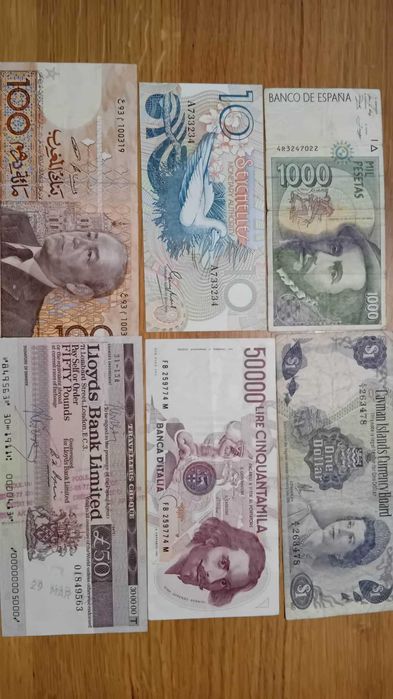 Sprzedam banknoty z różne