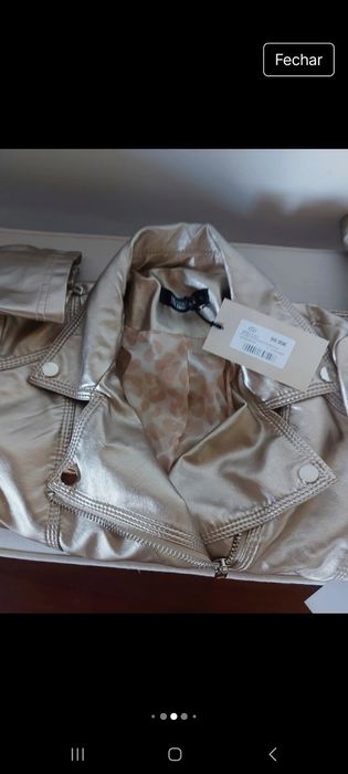 Blusão dourado Spaccio By Cristina Ferreira