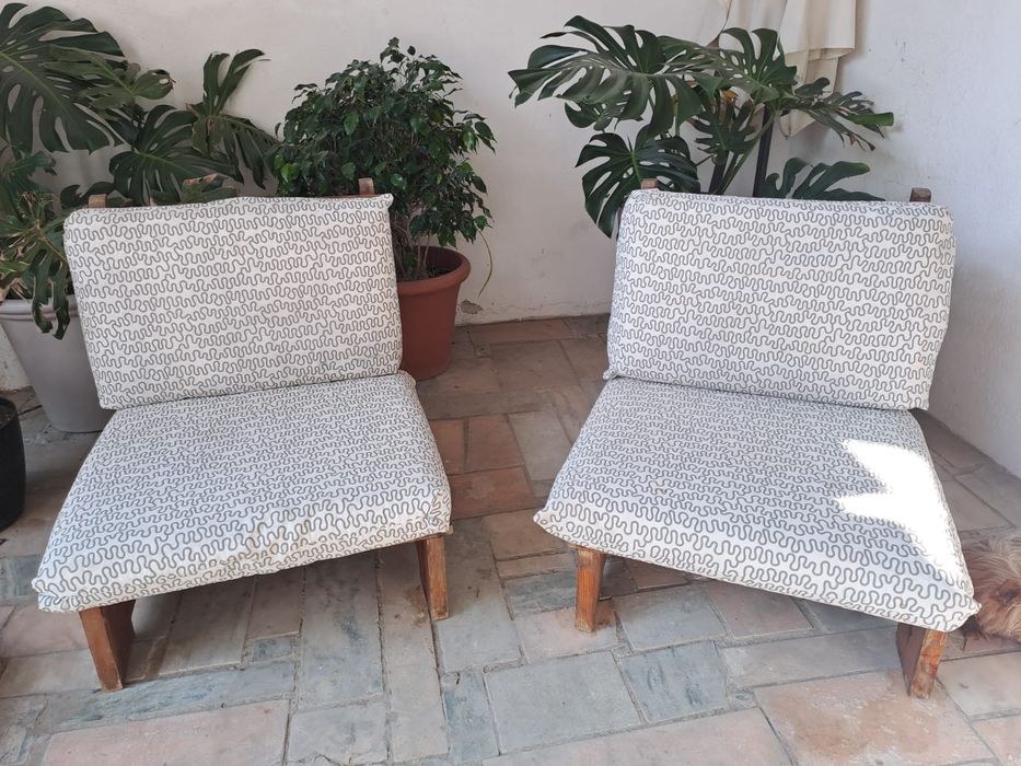 Cadeirões de jardim/ cadeirões de exterior