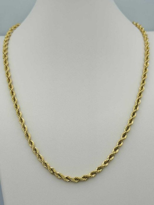 Złoty Łańcuszek Kordel Złoto 585 14K 60CM Nowy