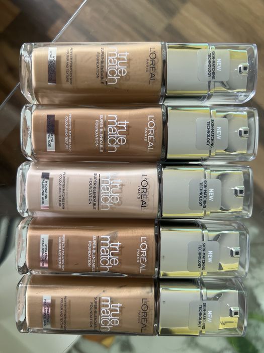 Podklad do twarzy True match 30ml set 5 sztuk