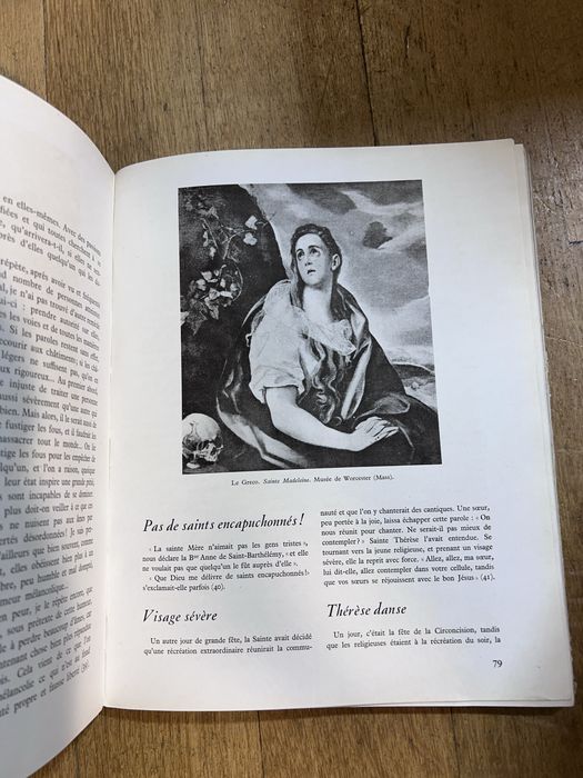 Livro Raro "L'Espagne Mystique" (1946) - El Greco / Sta Teresa