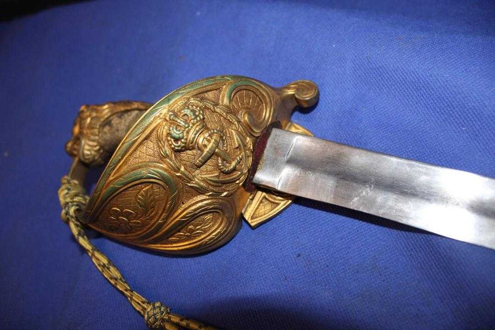 Raro sabre da marinha real portuguesa
