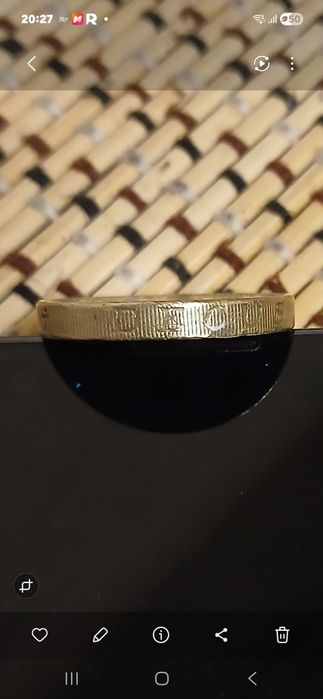 Moeda raríssima de One Pound Rainha Elizabeth ll,1983