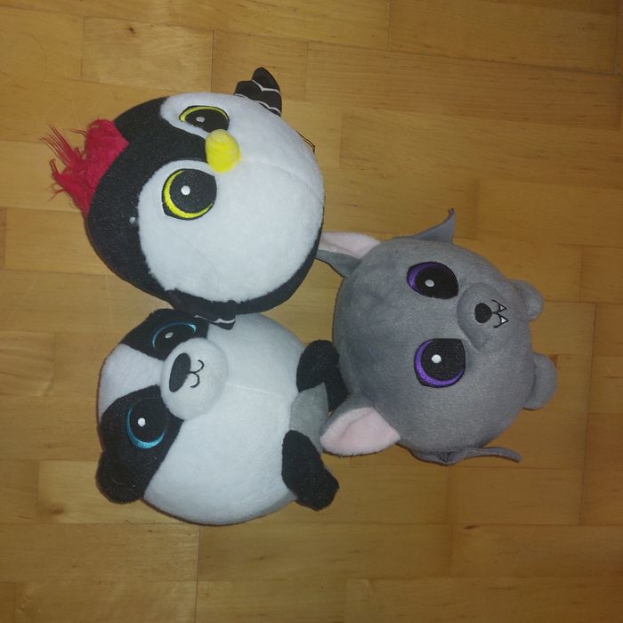 Gang Słodziaków Biedronka maskotki 3 szt. dzięcioł borsuk nietoperz