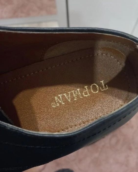 Męskie skórzane buty m-ki Topman r. 44/45