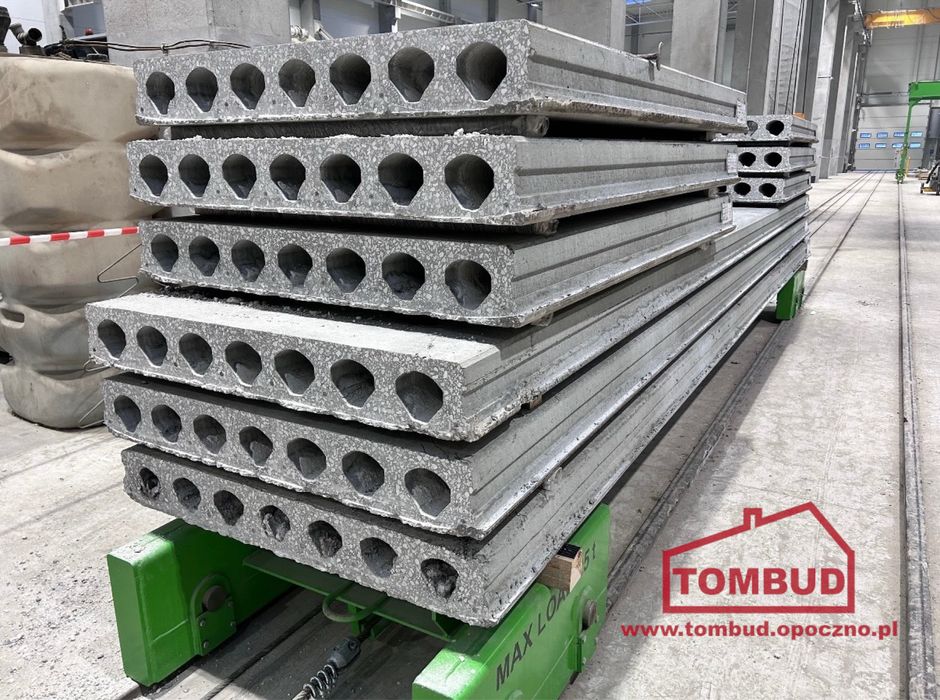 Płyty sprężone kanałowe typu HC 160,200,265,320