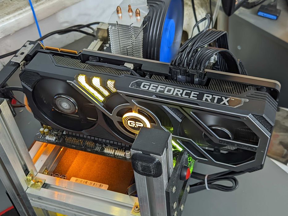 Відеокарта Palit RTX 3090 24GB Gamingpro GDDR6X ідеал, обслужена. Повний комплект