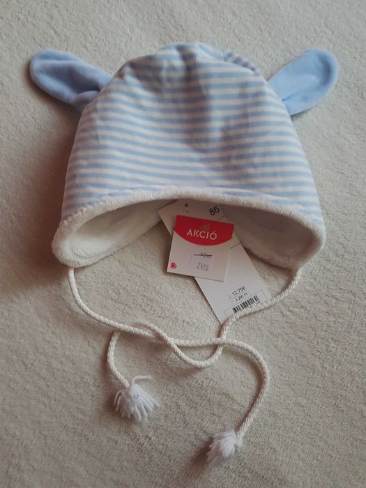 шапка зимняя детская с ушками теплая мягенькая  48 р.