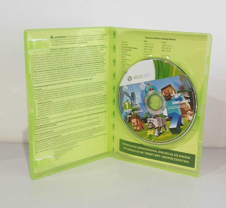 Gra Minecraft Xbox 360 wydanie PL gra po Ang