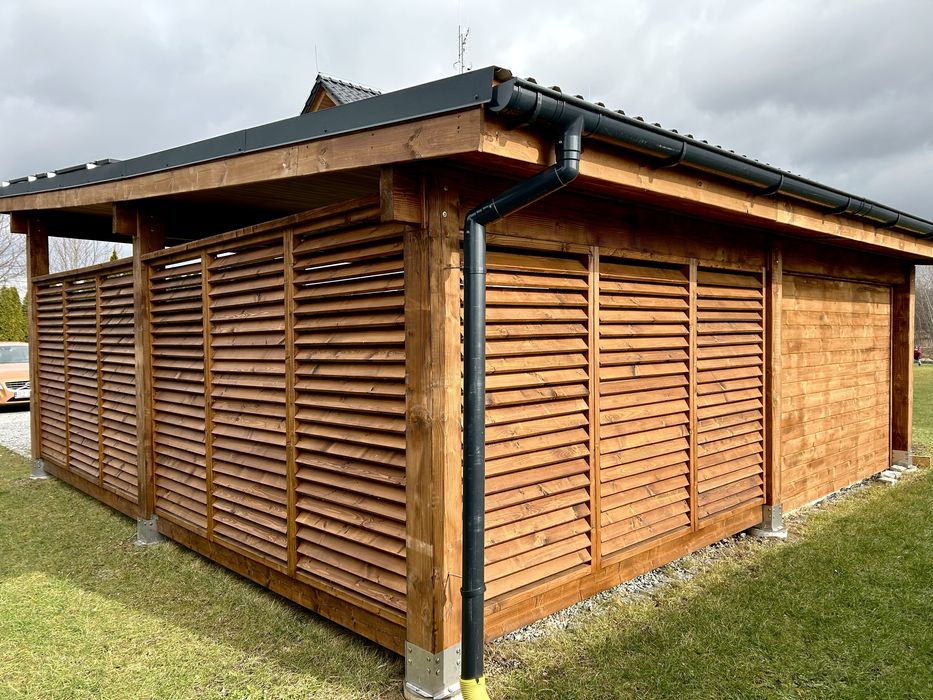 Wiata garażowa, zadaszenie tarasu, tarasy