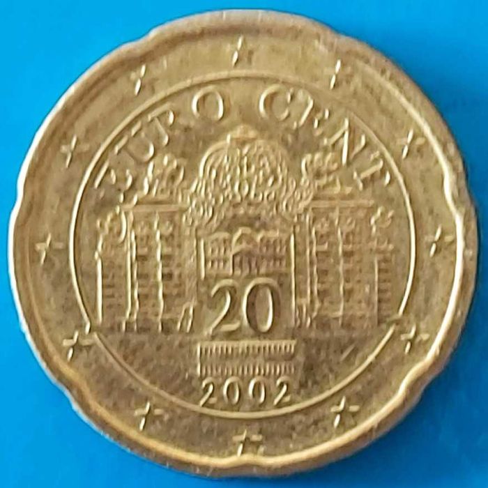 20 Cêntimos de 2002 da Áustria