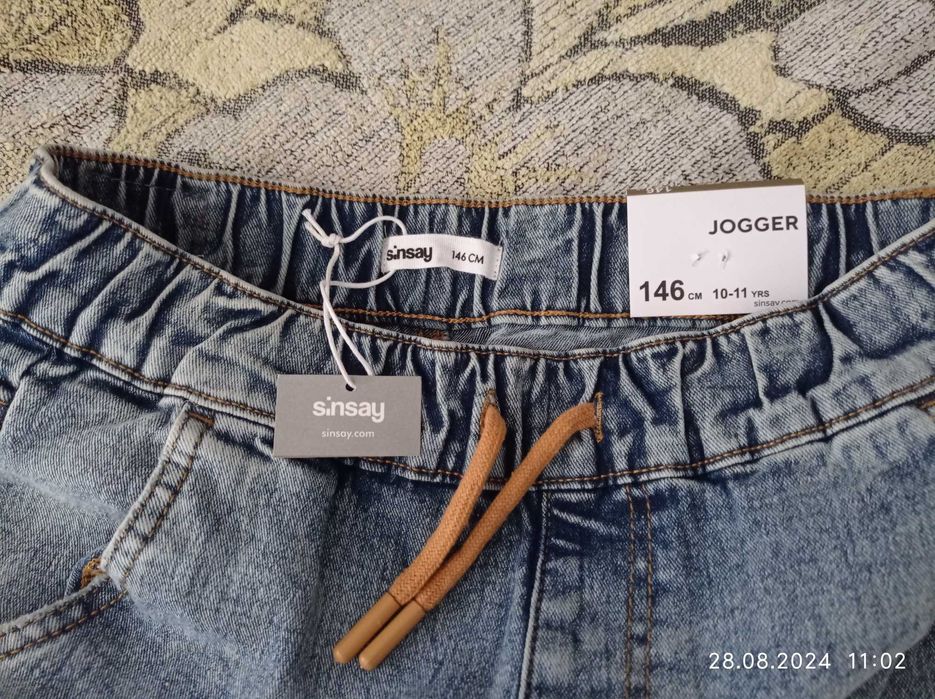 Джинси джогери sinsay 8-10 років маломірять
