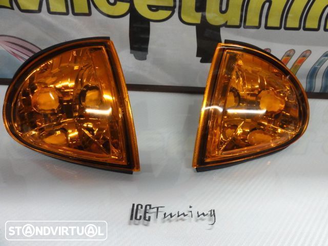 Piscas frontais + lâmpadas de pisca diaden vision para Honda CRX Del Sol 1992-1997 fundo Laranja EURO LOOK