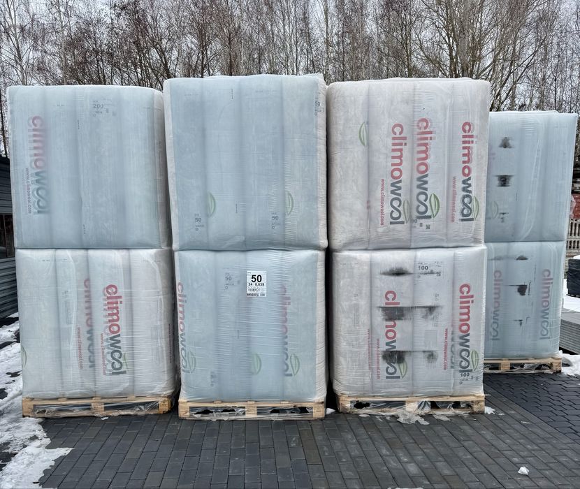 Wełna mineralna mata Climowool DF035 lambda  0.035 Mata grubość 20 cm